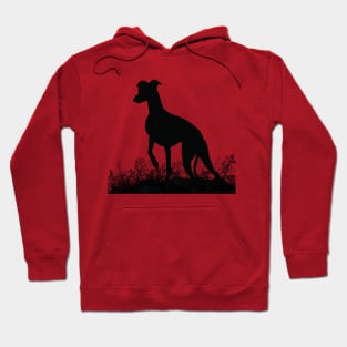 Whippet silhouette Hoodie